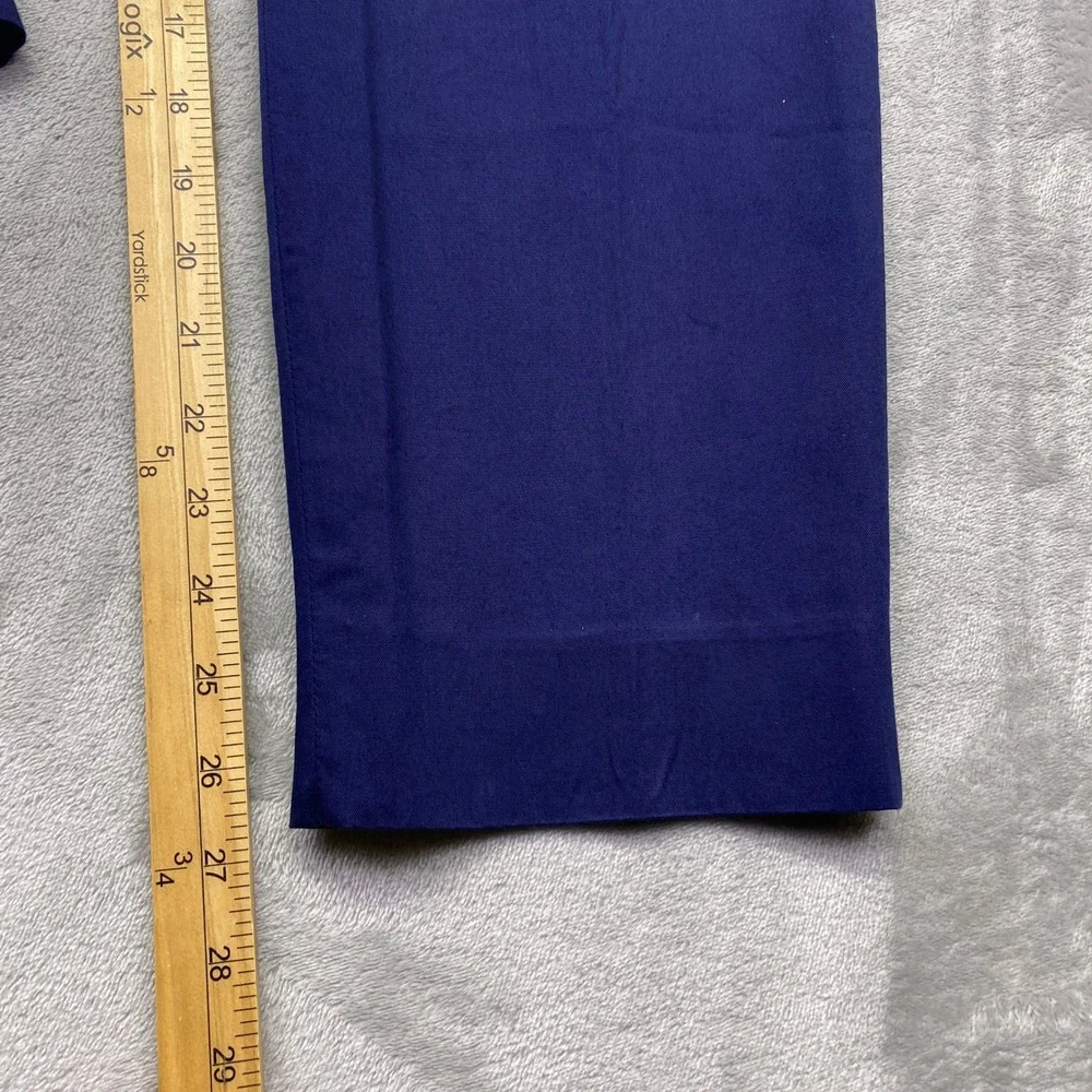 J.Crew Ludlow Slim Navy Blue Larusmiani Italian Cotton Dress Pants Sz 30